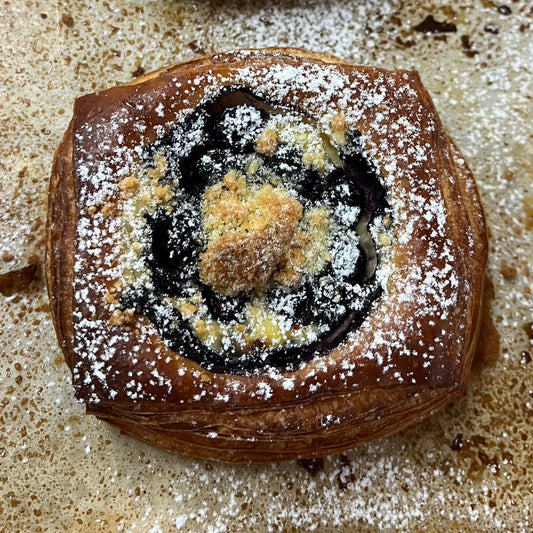 Blueberry Crumble Danish